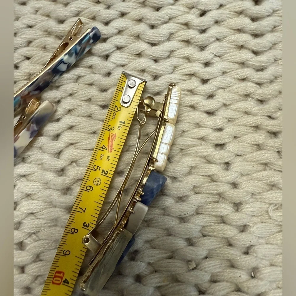 Anthropologie Hair Accessory bundle (hair claw clip, barrette and 2 clips )